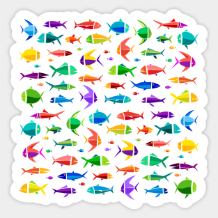 Common Fish of the Mad Tropic Sticker